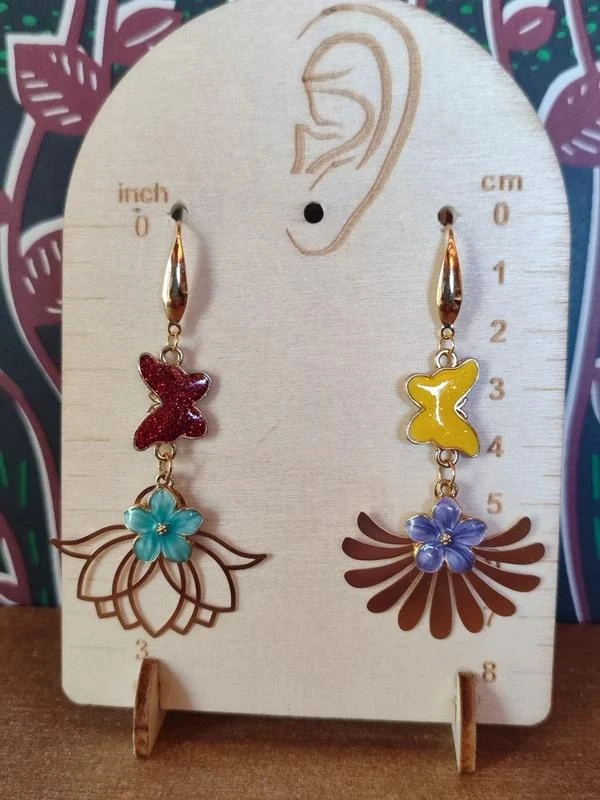 Colorful original earrings – photo 3